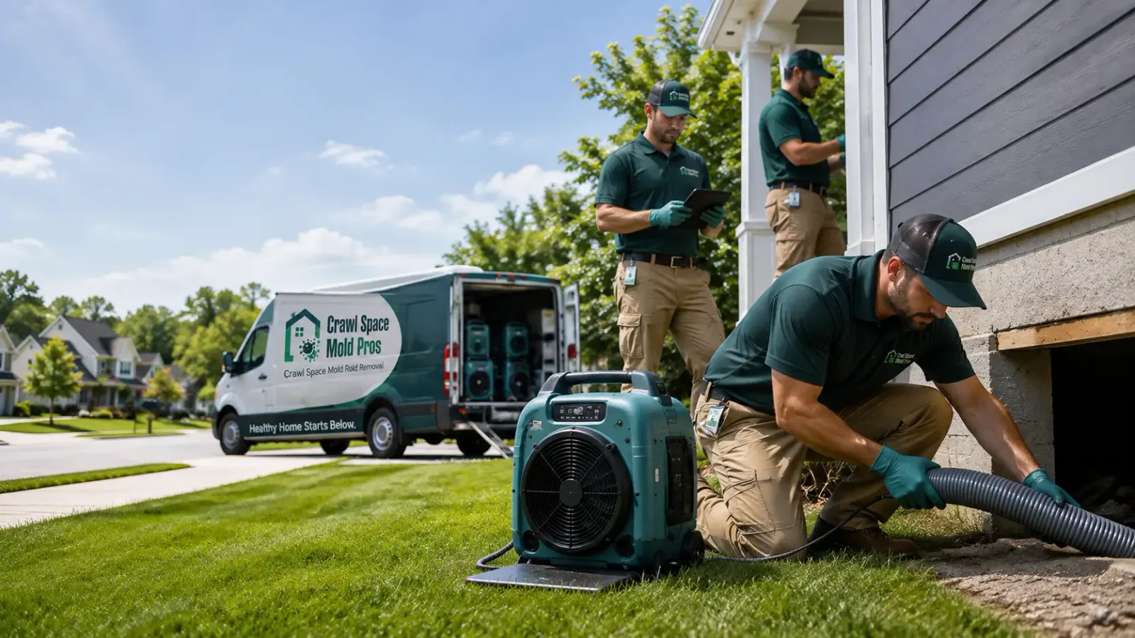 Crawl Space Mold Removal in Midvale, ID
